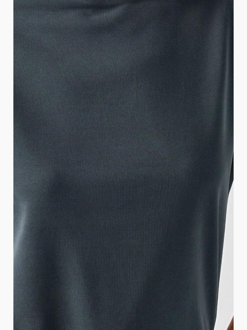 Camiseta básica de tacto suave hiccup Gris medio - Kiabi