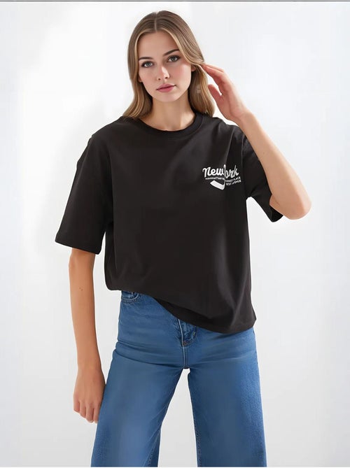 Camiseta básica estampada bdart - Kiabi Camiseta básica estampada bdart - Kiabi