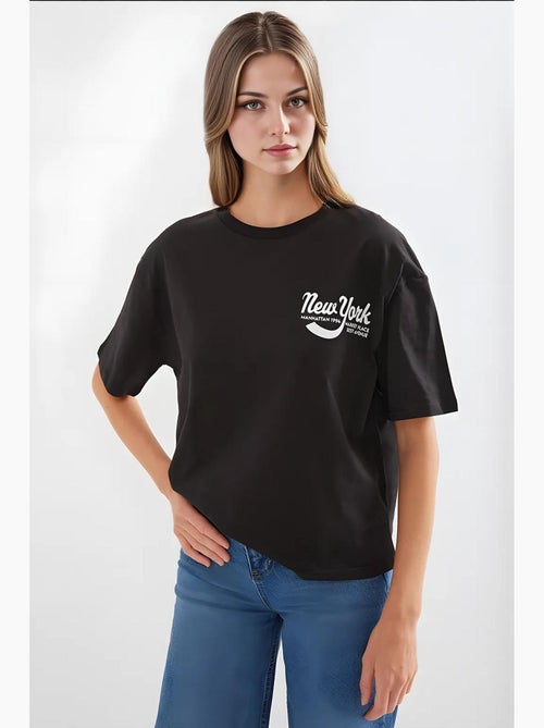 Camiseta básica estampada bdart - Kiabi Camiseta básica estampada bdart - Kiabi