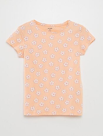 Camiseta básica estampada