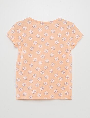 Camiseta básica estampada