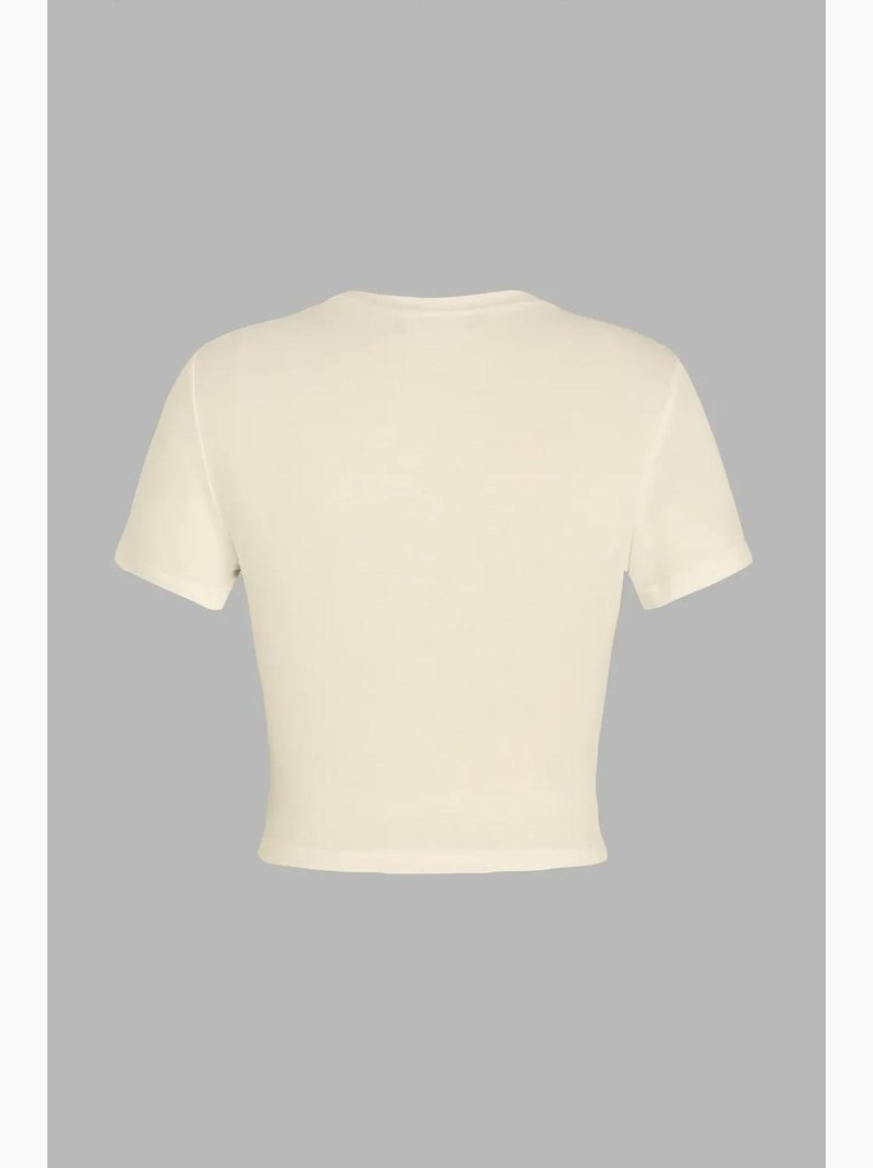 Camiseta básica hiccup Beige natural - Kiabi