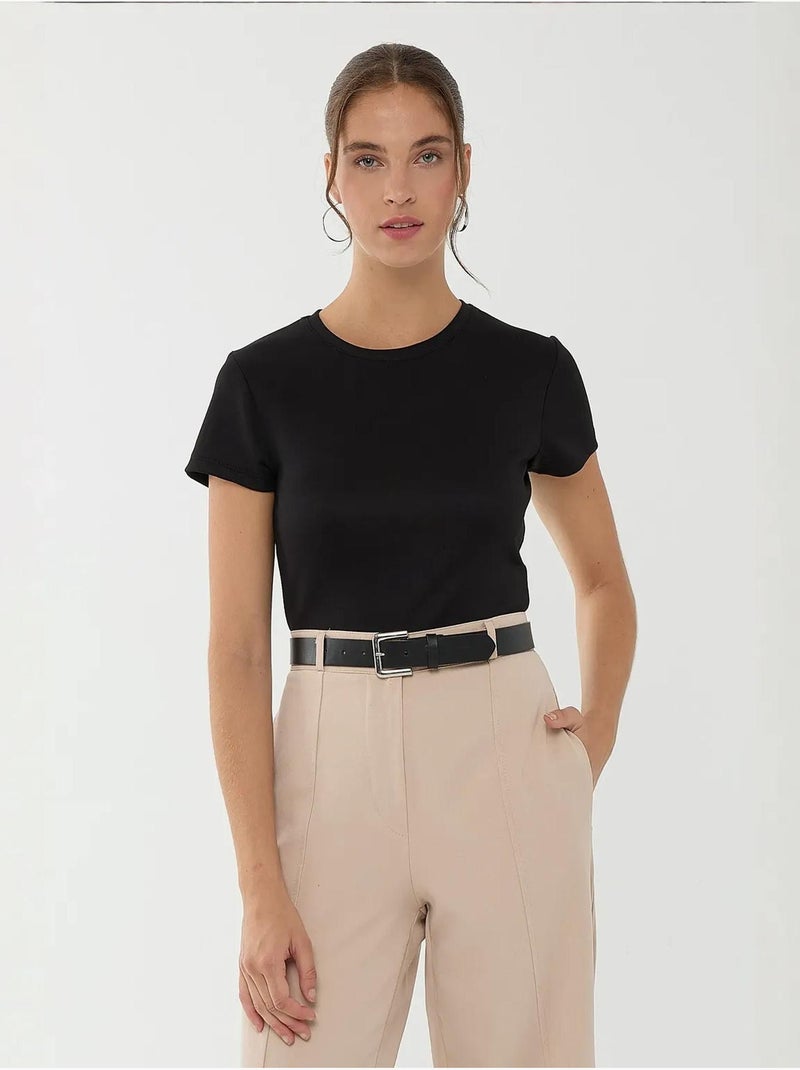 Camiseta básica hiccup Negro - Kiabi