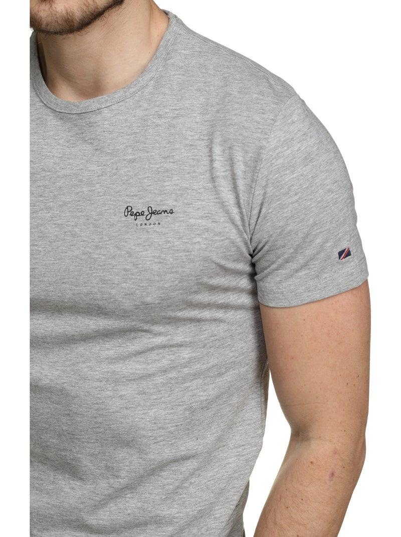 Camiseta Básica Original Pepe Jeans para Hombre Gris - Kiabi