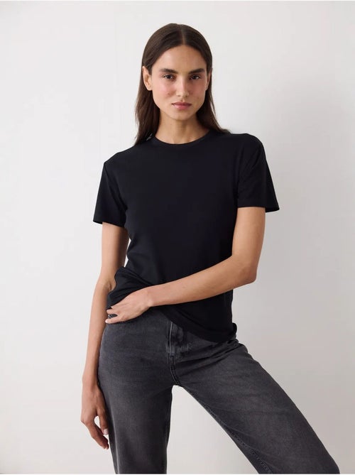 Camiseta básica oversize de manga corta penti - Kiabi Camiseta básica oversize de manga corta penti - Kiabi
