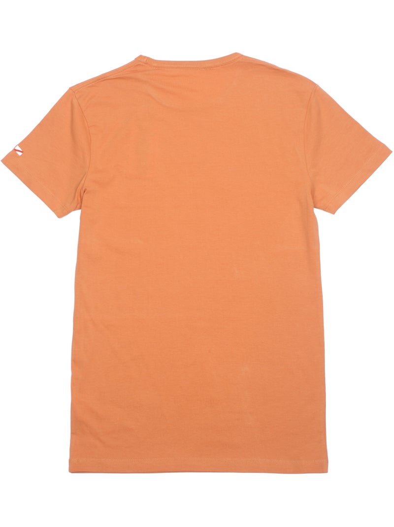 Camiseta Básica Pepe Jeans Original para Hombre Naranja - Kiabi