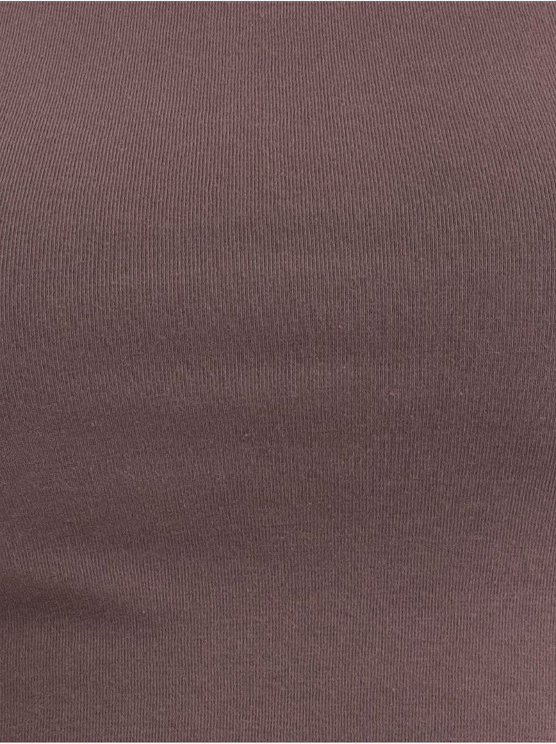 Camiseta básica sin mangas con cuello redondo hiccup Marrón - Kiabi