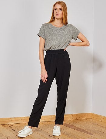 Mujer talla 34 a 48 - Camiseta básica vaporosa - Kiabi