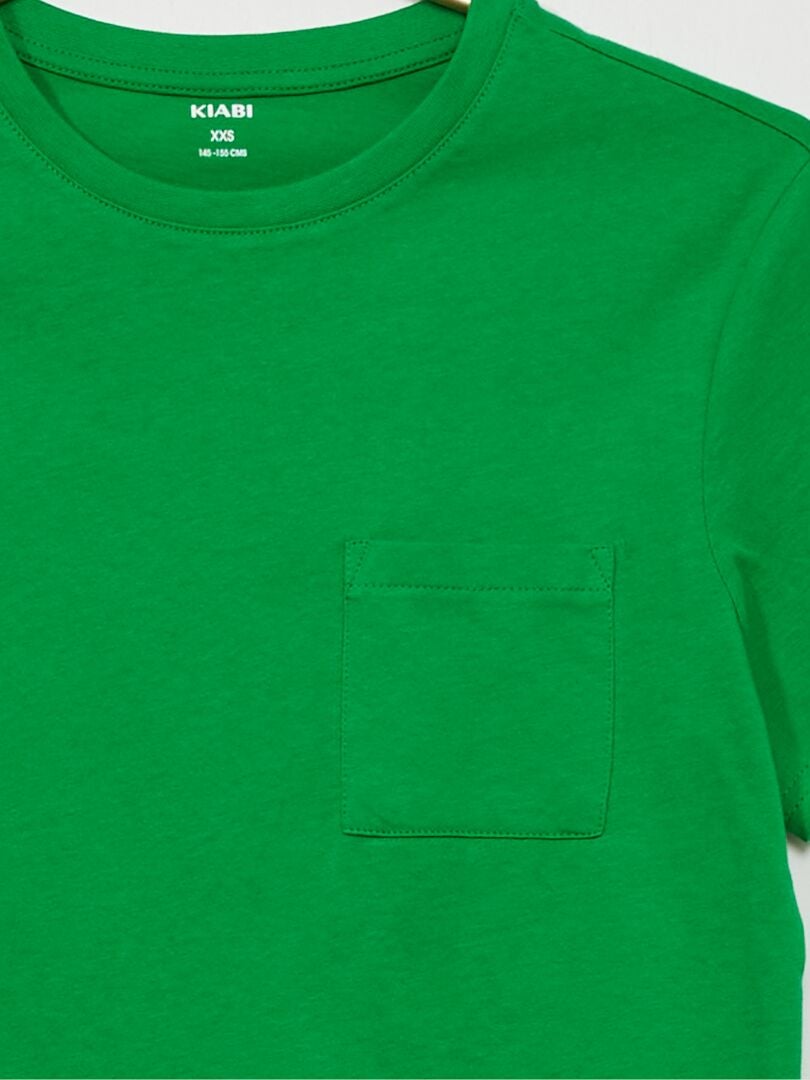 Enciclopedia reflujo tono Camiseta básica - VERDE - Kiabi - 4.00€