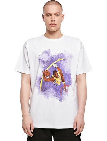 Camiseta basketball clouds 2.0 para hombre - mister tee