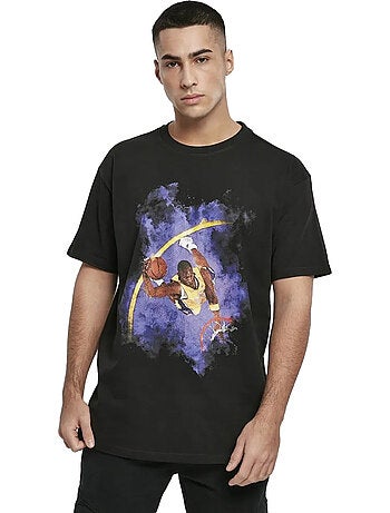 Camiseta basketball clouds 2.0 para hombre - mister tee