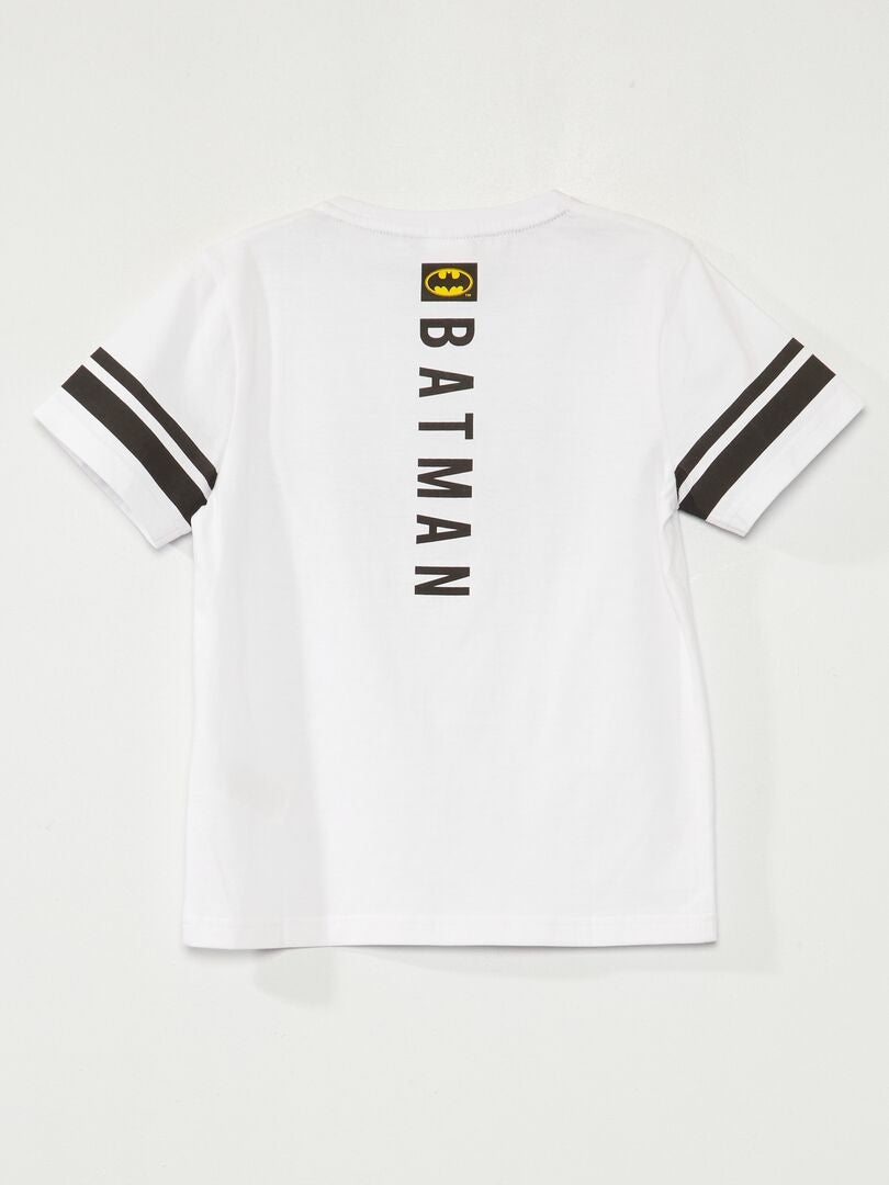 Camiseta 'Batman' de manga corta blanco - Kiabi