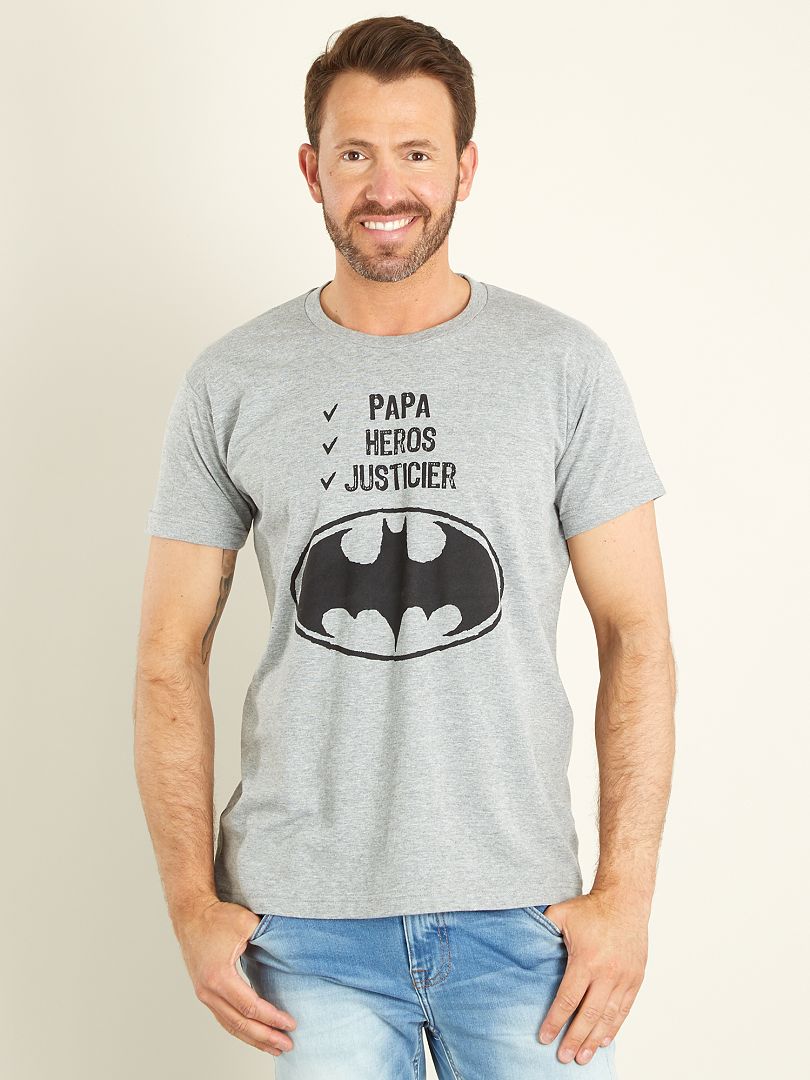 Camiseta 'Batman' - gris chiné - Kiabi €
