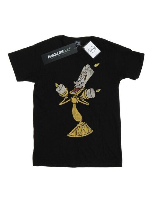 Camiseta beauty and the beast de lumiere efecto envejecido para hombre - disney - Kiabi Camiseta beauty and the beast de lumiere efecto envejecido para hombre - disney - Kiabi