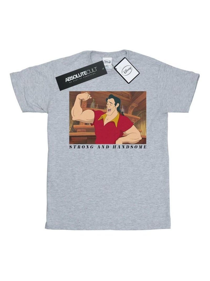 Camiseta beauty and the beast handsome brute para hombre - disney Gris jaspeado - Kiabi