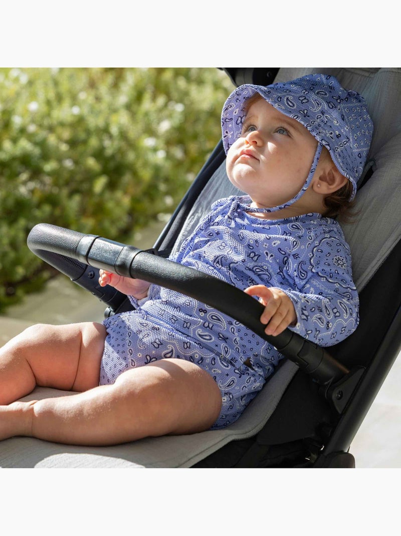 Camiseta bebé anti-uv spf 50+ | Walking Mum Azul - Kiabi