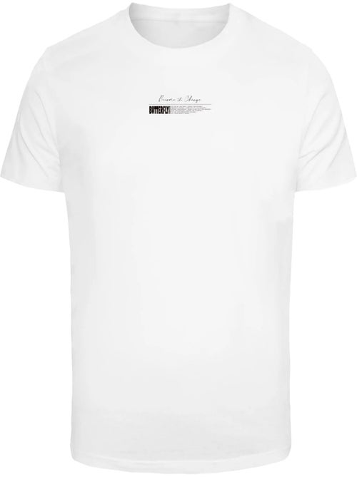 Camiseta become the change 2.0 diseño mariposa para hombre - mister tee - Kiabi