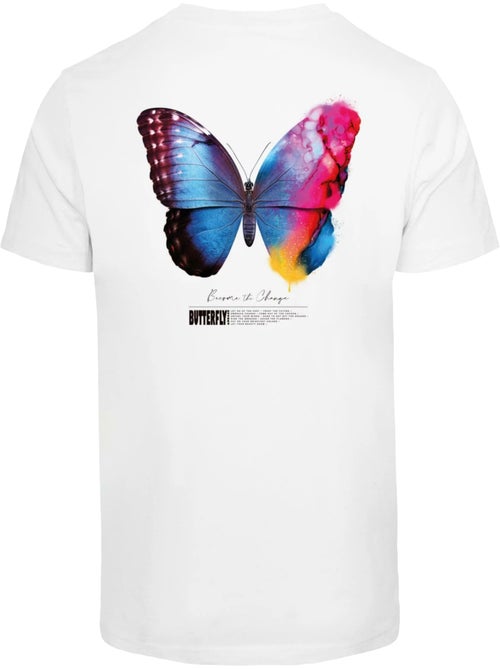 Camiseta become the change 2.0 diseño mariposa para hombre - mister tee - Kiabi