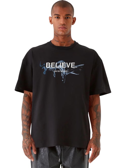 Camiseta believe 2 para hombre - 9n1m sense - Kiabi Camiseta believe 2 para hombre - 9n1m sense - Kiabi