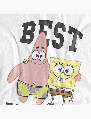 Camiseta best buddies de patricio estrella para hombre - spongebob squarepants