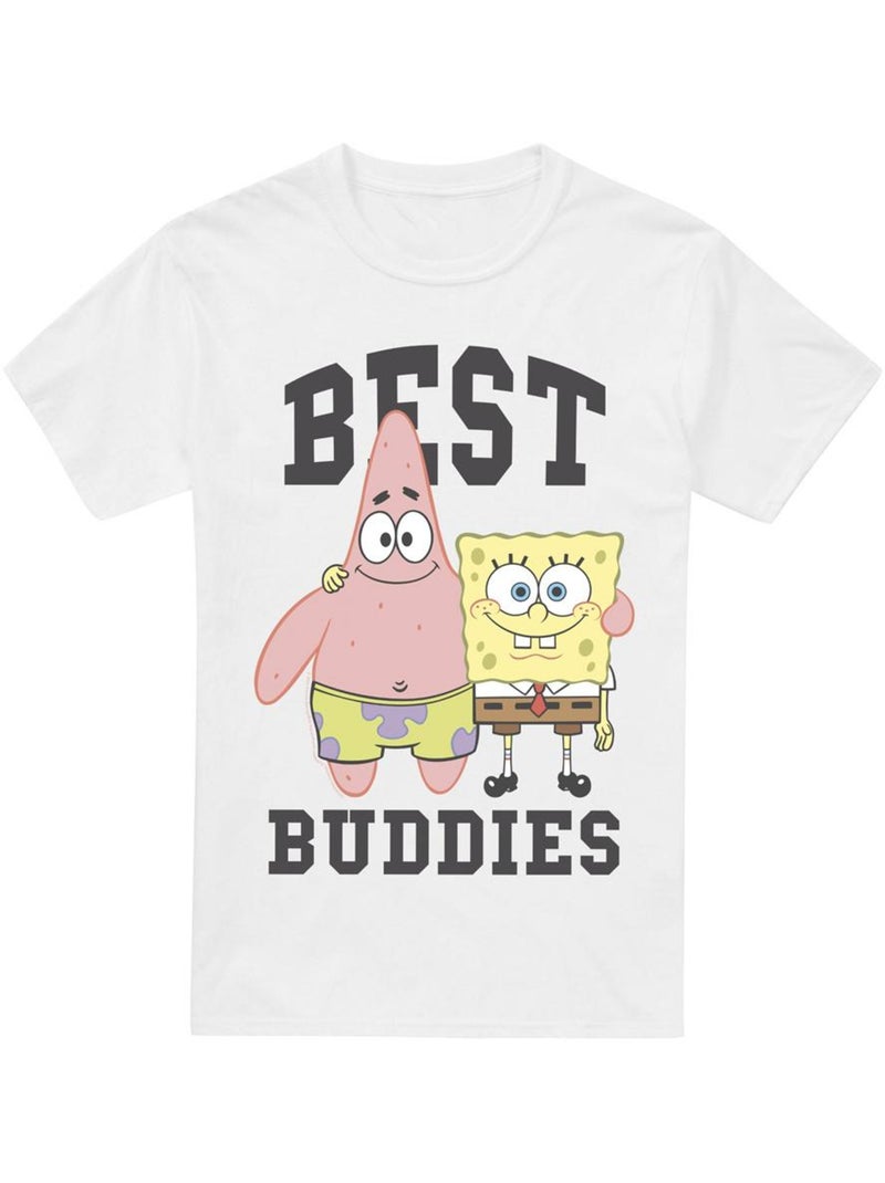 Camiseta best buddies de patricio estrella para hombre - spongebob squarepants Blanco - Kiabi