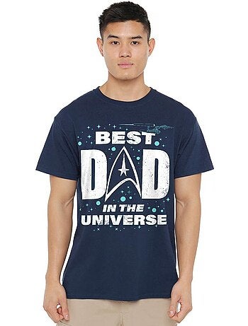 Camiseta best dad in the universe día del padre para hombre - star trek
