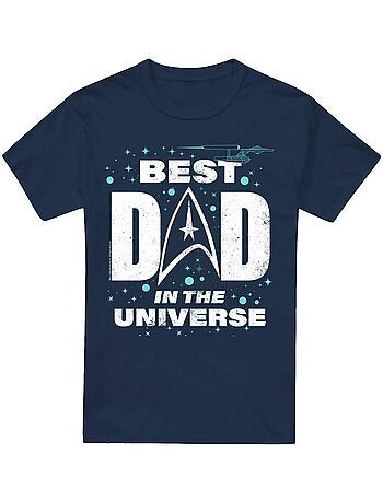 Camiseta best dad in the universe día del padre para hombre - star trek