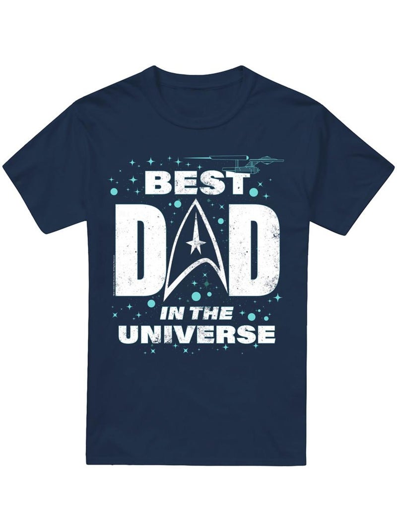 Camiseta best dad in the universe día del padre para hombre - star trek Azul marino - Kiabi