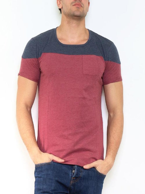 Camiseta bicolor - Kiabi