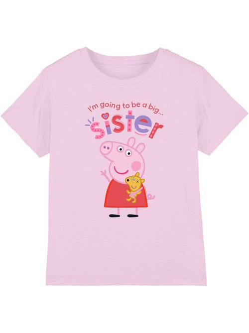 Camiseta big sister para niños/niñas - peppa pig - Kiabi