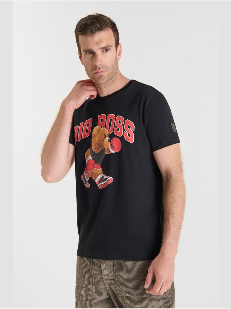 Camiseta Bishop «Le Temps des Cerises» Negro - Kiabi