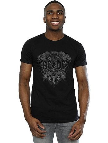 Camiseta black ice de algodón para hombre - acdc