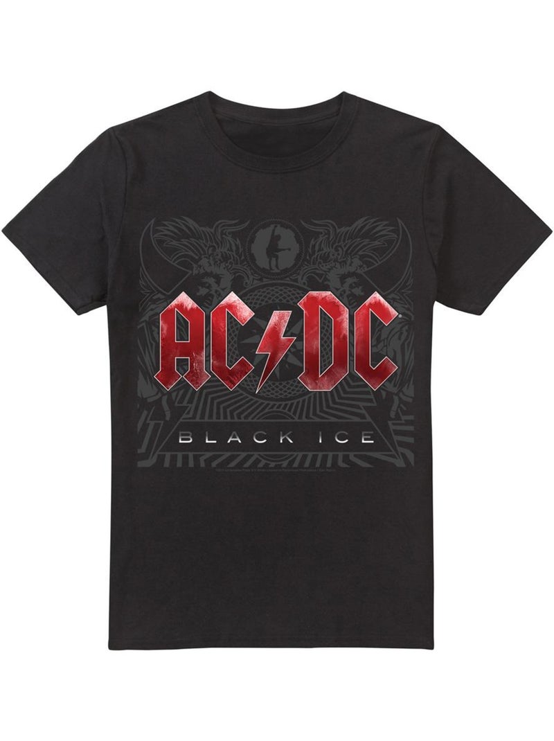 Camiseta black ice para hombre - acdc Negro - Kiabi