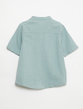 Camiseta blanca de algodón