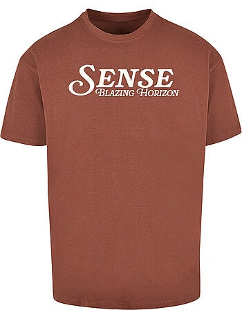 Camiseta blazing horizon 2.0 palmera de playa para hombre - 9n1m sense