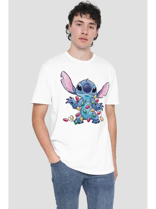 Camiseta boceto de luces de navidad para hombre - lilo & stitch - Kiabi Camiseta boceto de luces de navidad para hombre - lilo & stitch - Kiabi