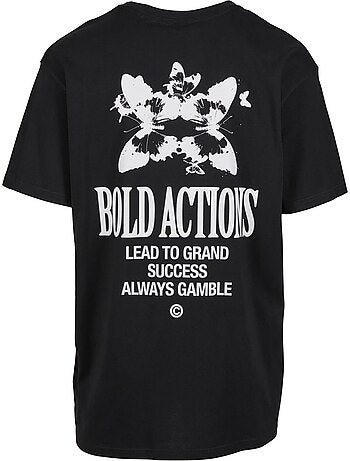 Camiseta bold actions para hombre - mister tee