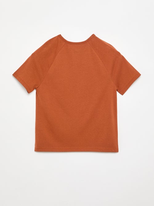 Camiseta bordada de manga corta - Kiabi Camiseta bordada de manga corta - Kiabi
