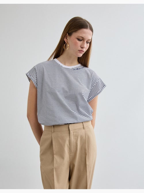 Camiseta bordada, MO Fashion - Kiabi
