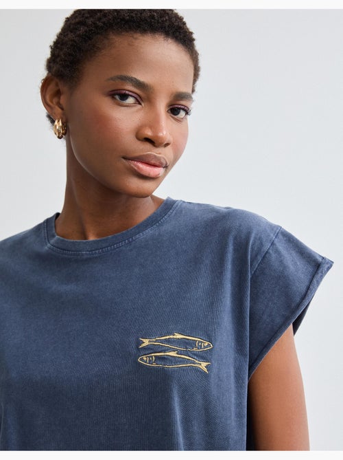 Camiseta bordada, MO Fashion - Kiabi