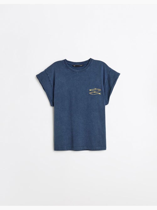 Camiseta bordada, MO Fashion - Kiabi