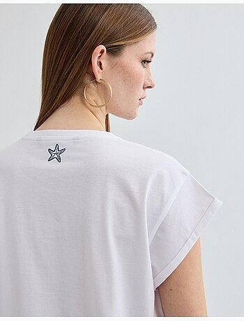 Camiseta bordada, MO Fashion