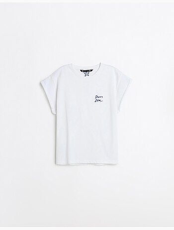Camiseta bordada, MO Fashion