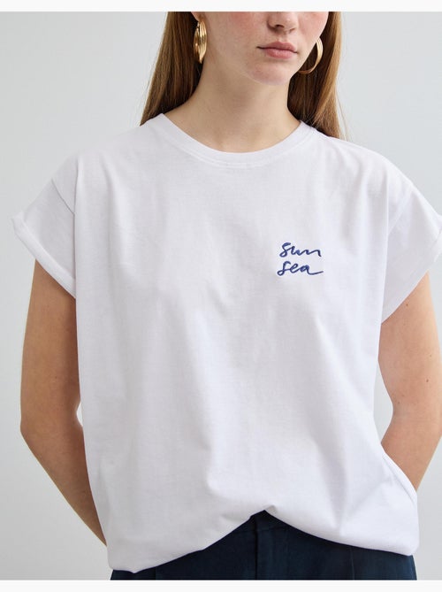 Camiseta bordada, MO Fashion - Kiabi