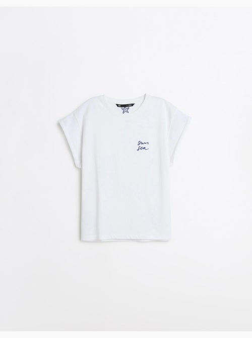 Camiseta bordada, MO Fashion - Kiabi