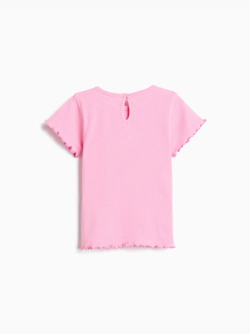 Camiseta bordado floral, MO Fashion - Kiabi Camiseta bordado floral, MO Fashion - Kiabi