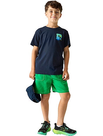 Camiseta bosley diseño estampado en espalda para niños/niñas - regatta