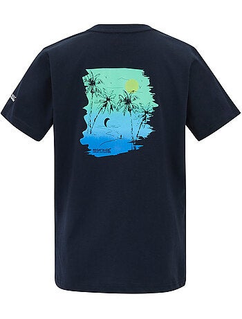 Camiseta bosley diseño estampado en espalda para niños/niñas - regatta
