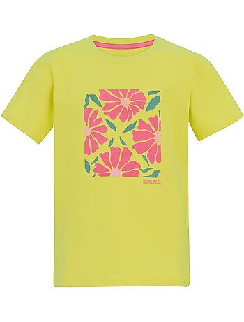 Camiseta bosley diseño floral para niños/niñas - regatta