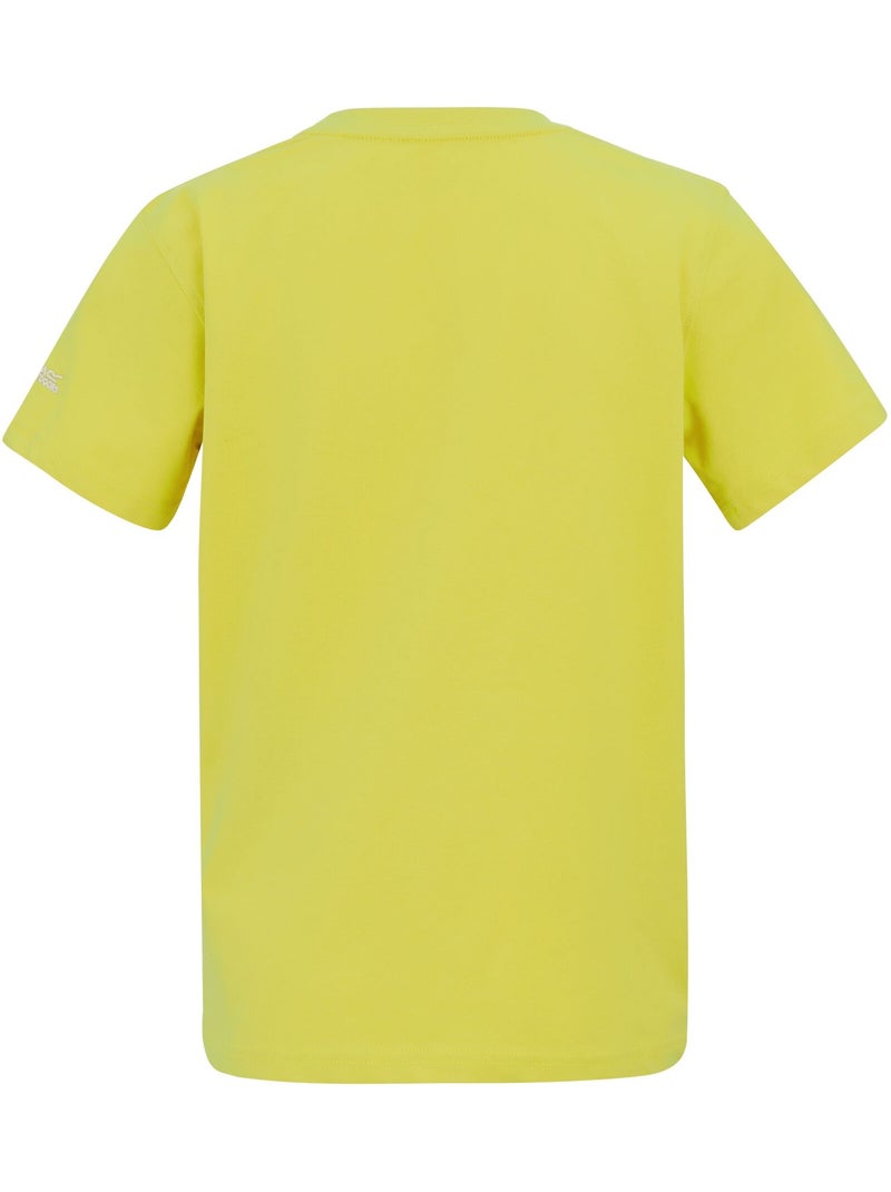 Camiseta bosley diseño floral para niños/niñas - regatta Amarillo pálido - Kiabi